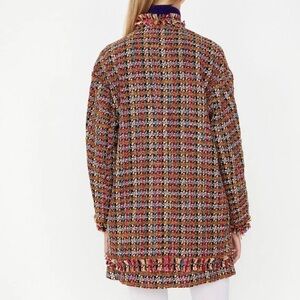 Koton Long Tweed Blazer Jacket 2 Turkish Colorful Unlined hipster fashion preppy